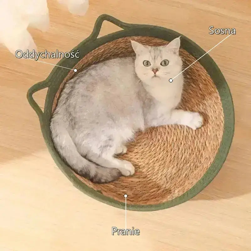 Duże Legowisko dla Kota Miękkie Ergonomiczne