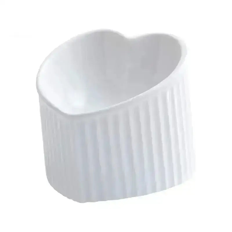 Elegancka Miska Ceramiczna dla Kota z Designem Biały