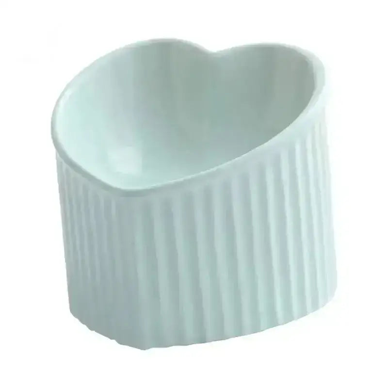Elegancka Miska Ceramiczna dla Kota z Designem Jasnozielony