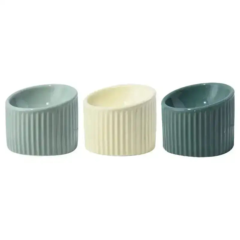Elegancka Miska dla Kota Ceramiczna na Stojaku