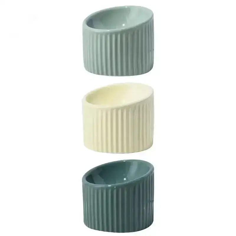 Elegancka Miska dla Kota Ceramiczna na Stojaku