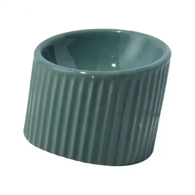 Elegancka Miska dla Kota Ceramiczna na Stojaku