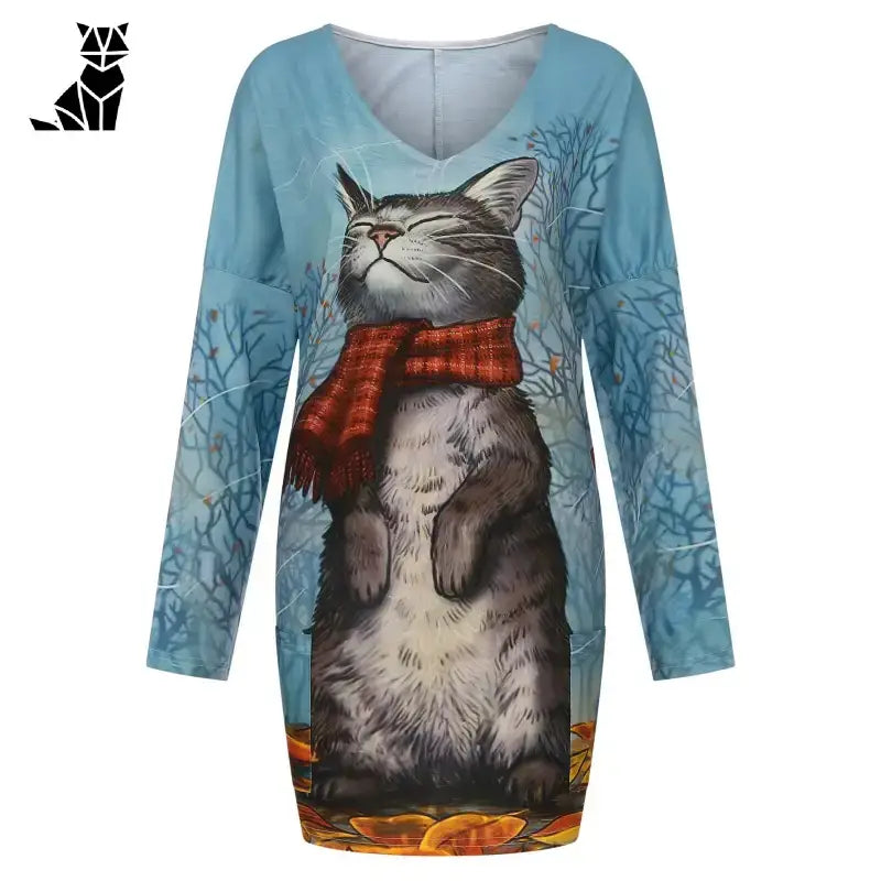 Elegancki Sweter Feline Na Miarę Dla Wymagających Kocich Kobiet