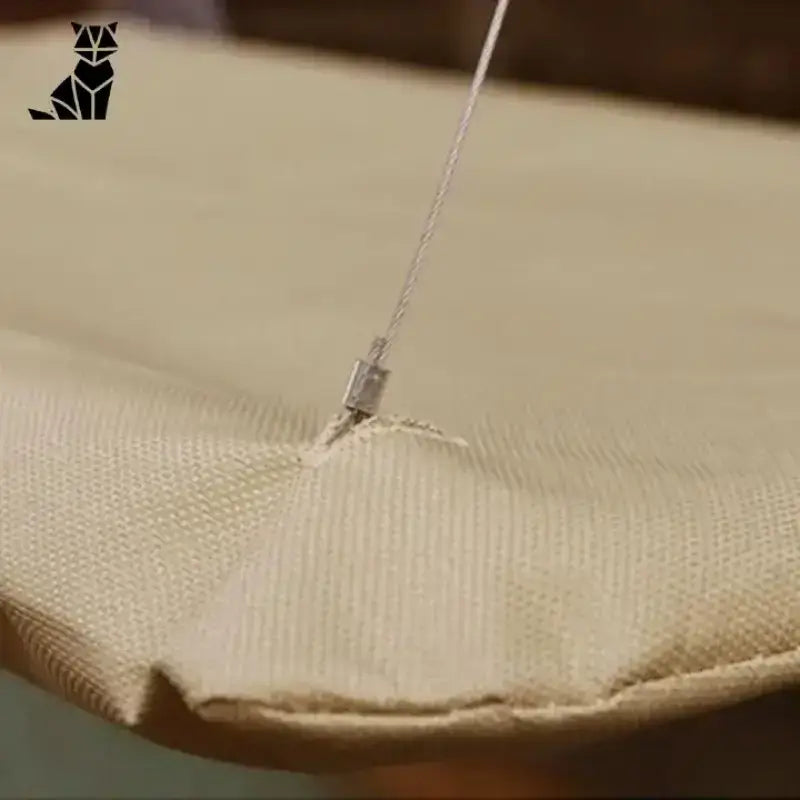 Hamak dla Kota na Okno – Komfort i Styl Accrocat™ Beż Tkanina Szyty