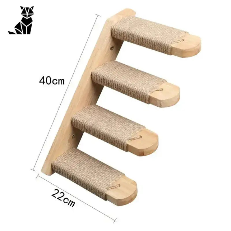 Innowacyjna ścianka Wspinaczkowa Która Zapewnia Twojemu Kotu Radość! - Schody Dla Kota-lewe
