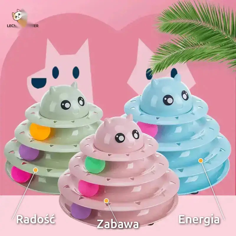 Interaktywna Gra Catower Stymulująca dla Kotów