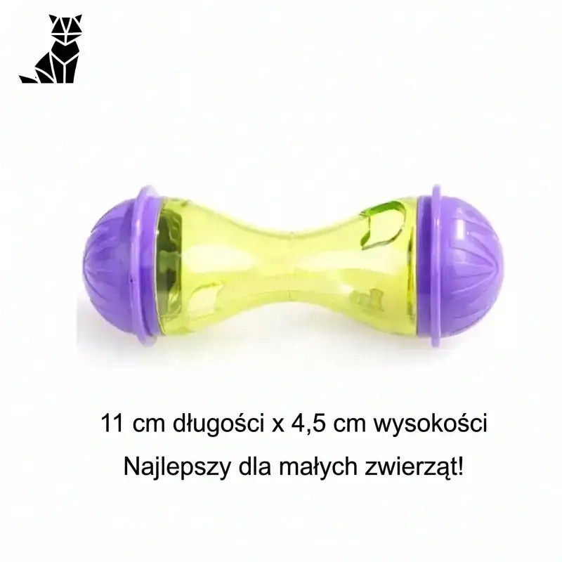 Interaktywna Piłka dla Psa z Funkcją Edukacyjną Hantelka 11 Cm – dla Małych