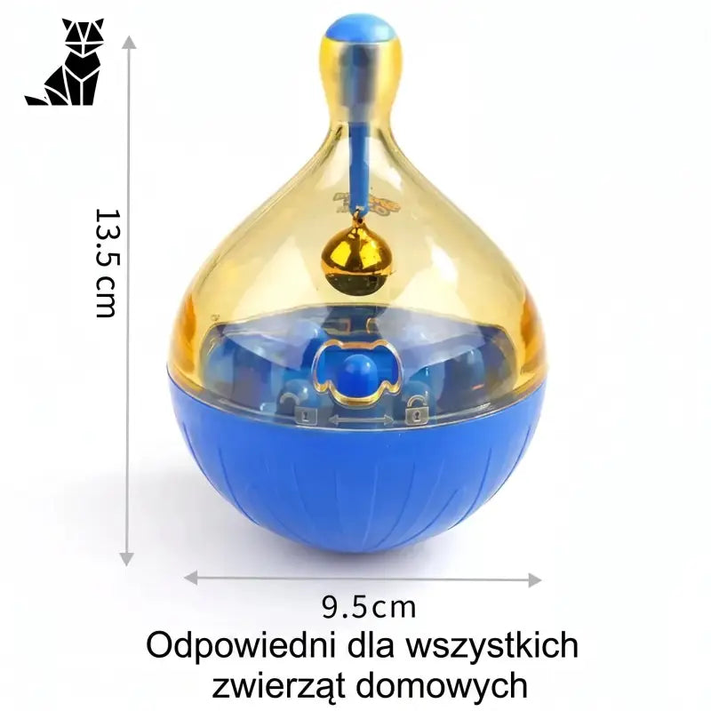 Interaktywna Piłka dla Psa z Funkcją Edukacyjną Wańka-wstańka 13,5 Cm – dla Wszystkich