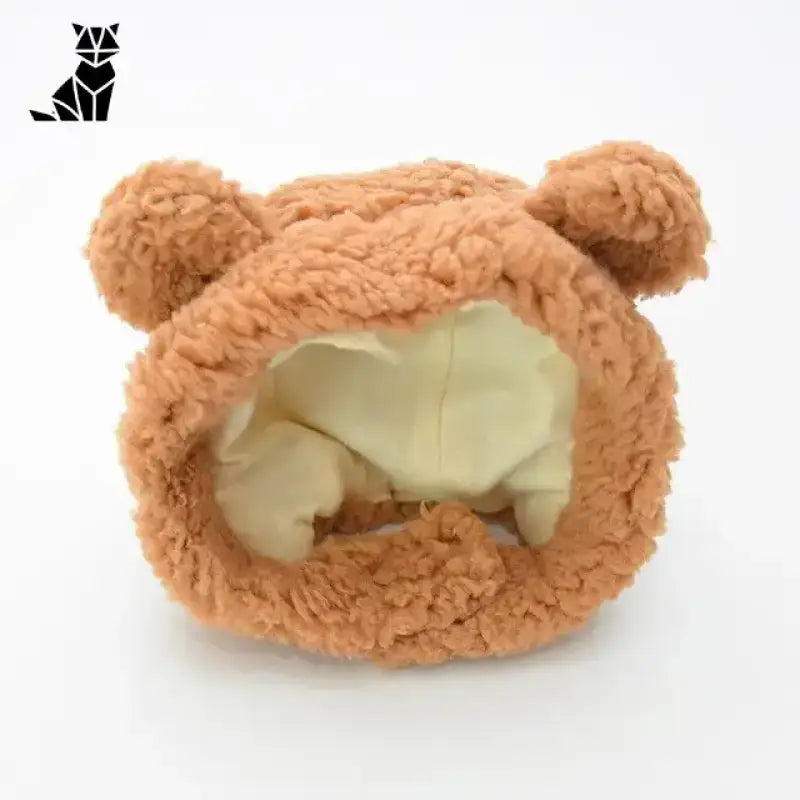Kapelusz dla Psa Przeciwsłoneczny Regulowany Brązowy (kapelusz) / s (<1,5 Kg) Puszysty Brązowy Miś