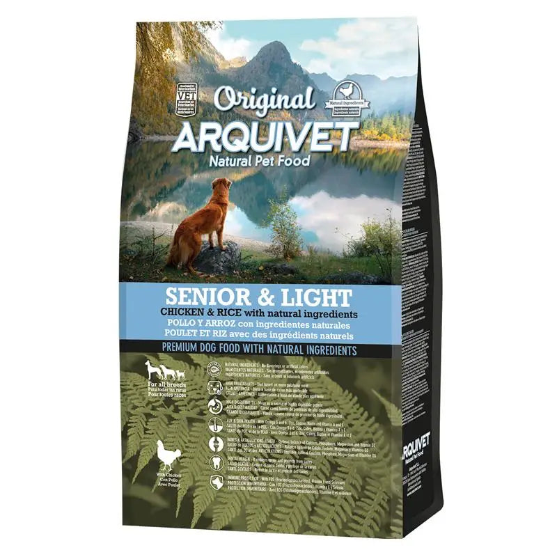 Karma dla Psa Seniora 7+ i z Nadwagą 3kg - Senior & Light | Arquivet