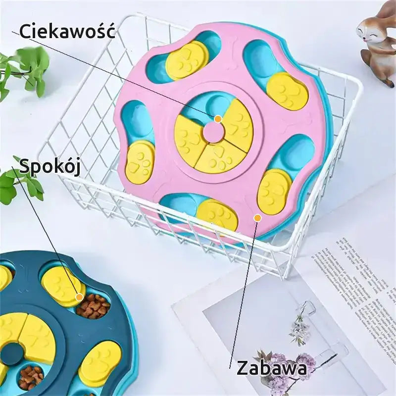 Karmnik dla Psów Interaktywny z Puzzle Feeder