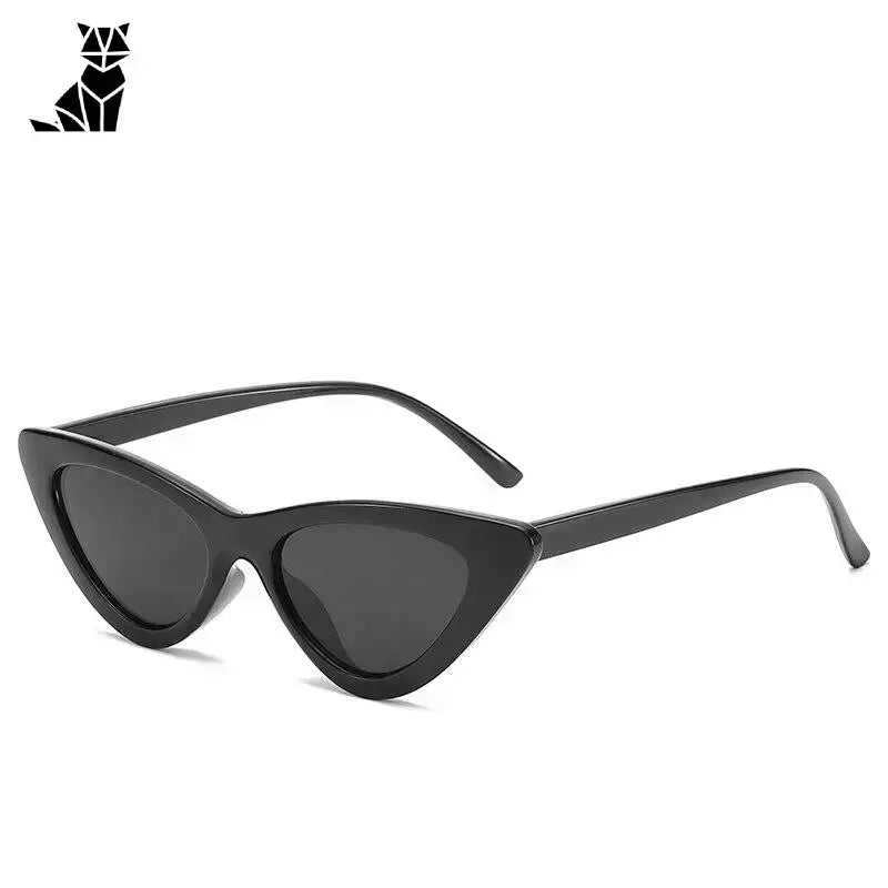 Kocie Okulary Przeciwsłoneczne Retro Uv dla Kobiet Czarny Czarny Kocie Oko Okulary Przeciwsłoneczne