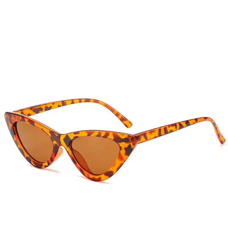 Kocie Okulary Przeciwsłoneczne Retro Uv dla Kobiet Lampart Szylkret Kocie Oko Okulary Przeciwsłoneczne