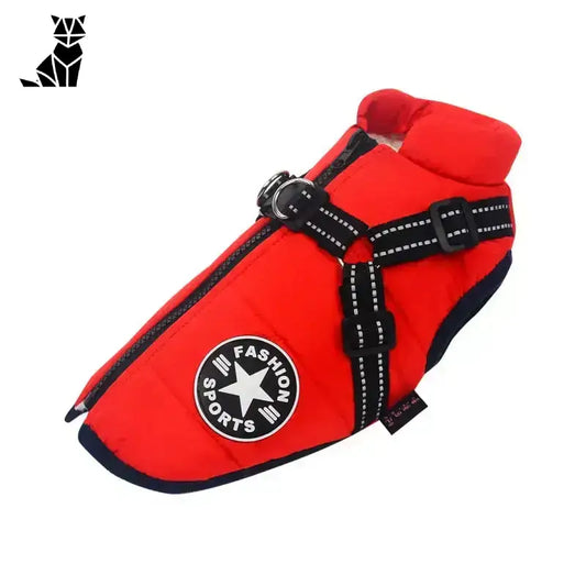 Kurtka dla Dużego Psa z Uprzężą Róż / s (1.3-3.2kg)