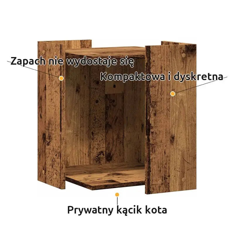Szafka na Kuwetę dla Kota Mała 42x42x51cm