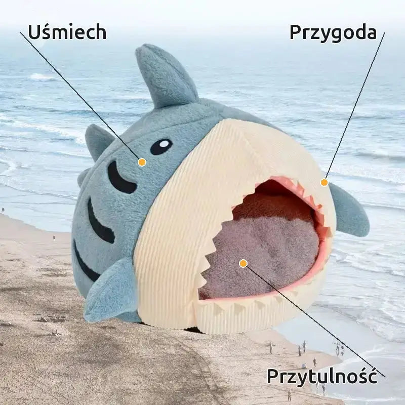 Legowisko dla Kota Rekin Miękkie i Przytulne Domyślny Tytuł