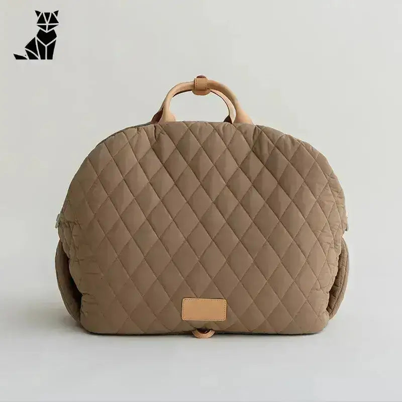 Legowisko Podróżne dla Psa 2w1 Składane żółty / S: 44x22x34 Cm Pikowany Ciemnoszary Weekender