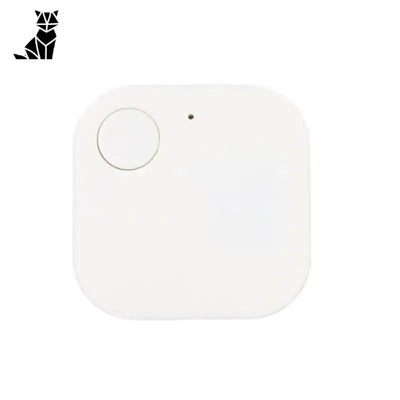 Lokalizator Zwierząt Bluetooth dla Maksymalnego Bezpieczeństwa Biały w Kształcie Kwadratu Bluetooth