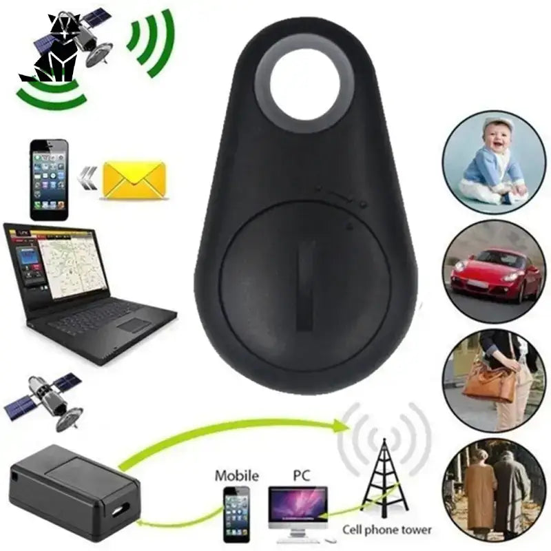 Lokalizator Zwierząt Bluetooth dla Maksymalnego Bezpieczeństwa Czarny Gps Tracker