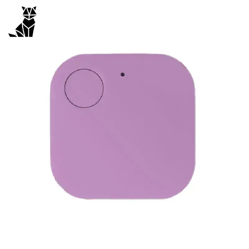 Lokalizator Zwierząt Bluetooth dla Maksymalnego Bezpieczeństwa Fioletowy w Kształcie Kwadratu Bluetooth