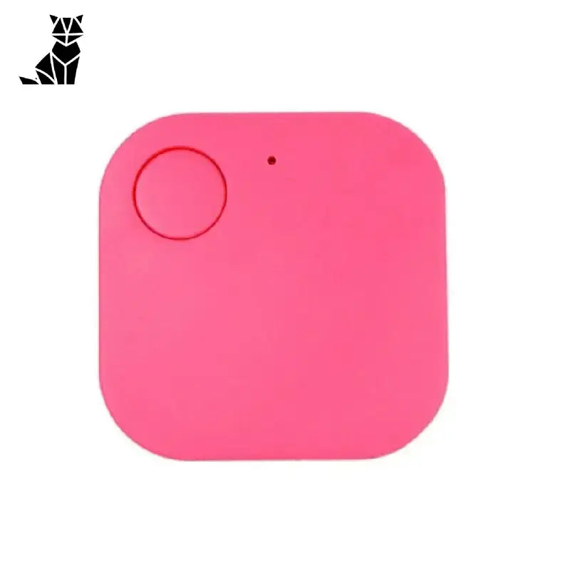 Lokalizator Zwierząt Bluetooth dla Maksymalnego Bezpieczeństwa Różowy w Kształcie Kwadratu Bluetooth