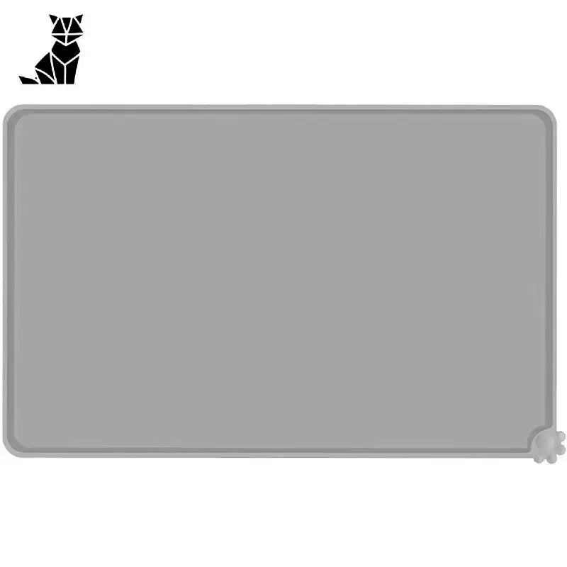 Mata pod Miski dla Psa – Trwałe Rozwiązanie Szary / 48 Cm x 30 Cm
