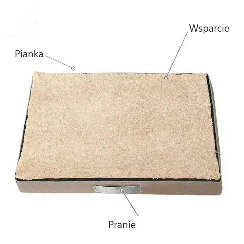 Materac dla Psa Memory Foam łagodzi Ból Stawów