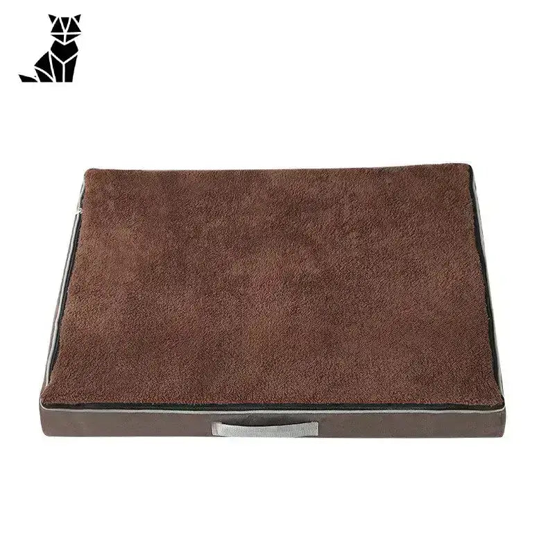 Materac dla Psa Memory Foam łagodzi Ból Stawów Kawowy / s Prostokątny Brązowy Zwierzak