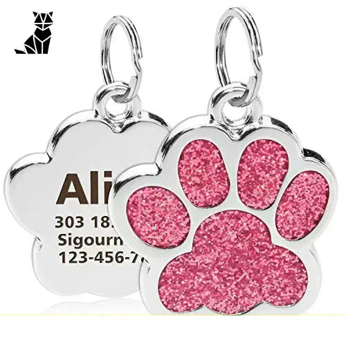 Adresówka dla psa — grawer laserowy imię i numer telefonu