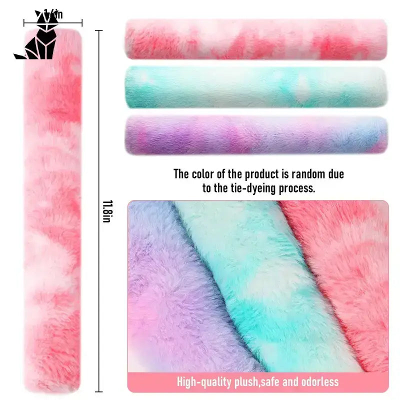 Miekka Pluszowa Interaktywna Zabawka dla Kota Puszysty Tie-dye Nadgarstek