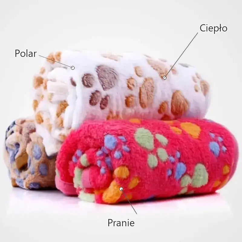 Miękki Kocyk Polarowy dla Psa i Kota