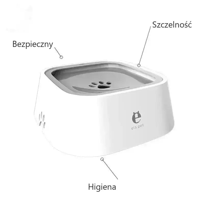 Miseczka Podłogowa Abs 1500ml Antyrozchlapowa dla Psa