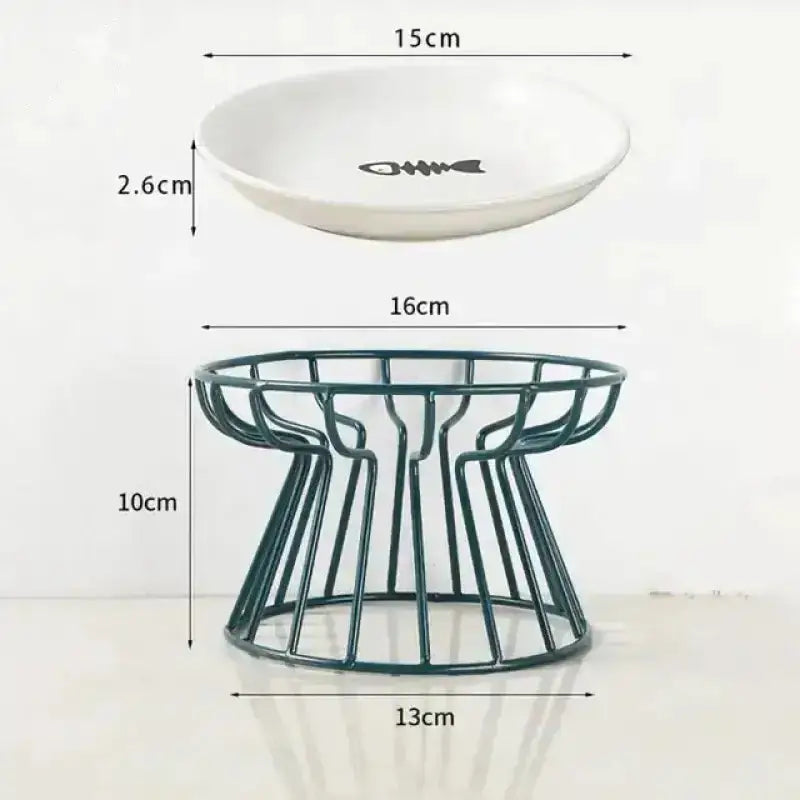Miseczki dla Kota na Stojaku Ergonomiczne f