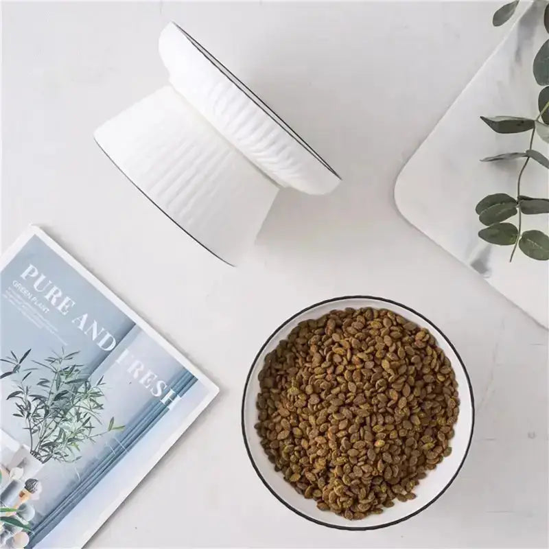 Miska Ceramiczna dla Kota z Wolnym Karmieniem – zdjęcie 3