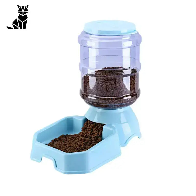 Miska na Wodę dla Kota – Styl i Wygoda Podajnik Niebieski światło Niebieski Przejrzysty