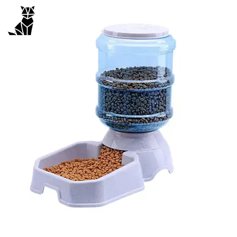 Miska na Wodę dla Kota – Styl i Wygoda Podajnik Szary Automatyczny Zwierzak Jedzenie