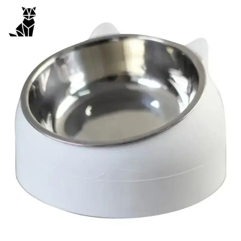 Miska Ortopedyczna dla Kota Blanc / 200ml Biały Podwyższony Zwierzak