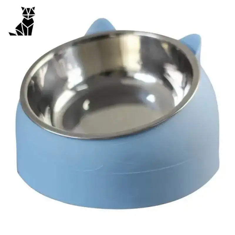 Miska Ortopedyczna dla Kota Niebieski / 200ml światło Niebieski z Kocimi Uszami