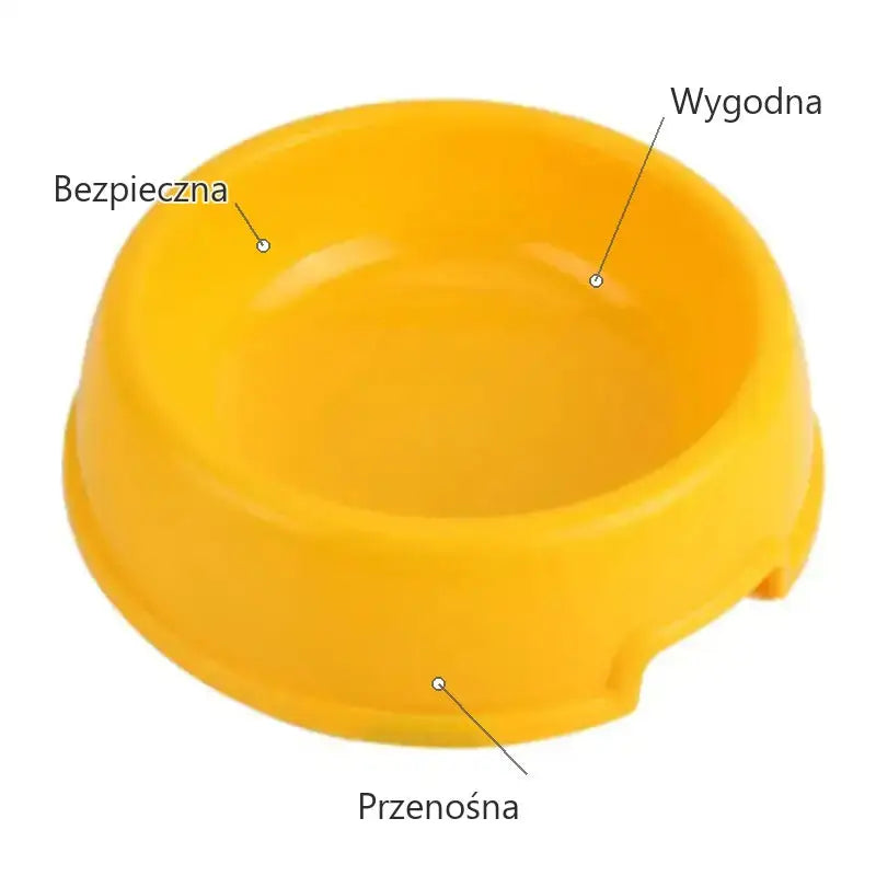 Miska Przenośna dla Psa i Kota z Wycięciem