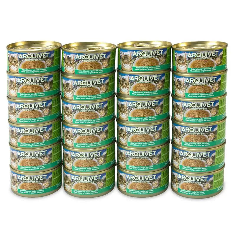 Mokra Karma dla Kota Tuńczyk z Warzywami 24x80g | Arquivet