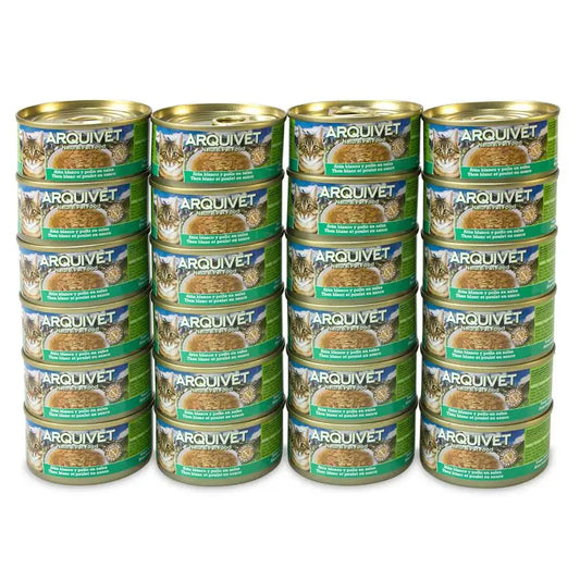 Mokra Karma dla Kota Tuńczyk z Warzywami 24x80g | Arquivet