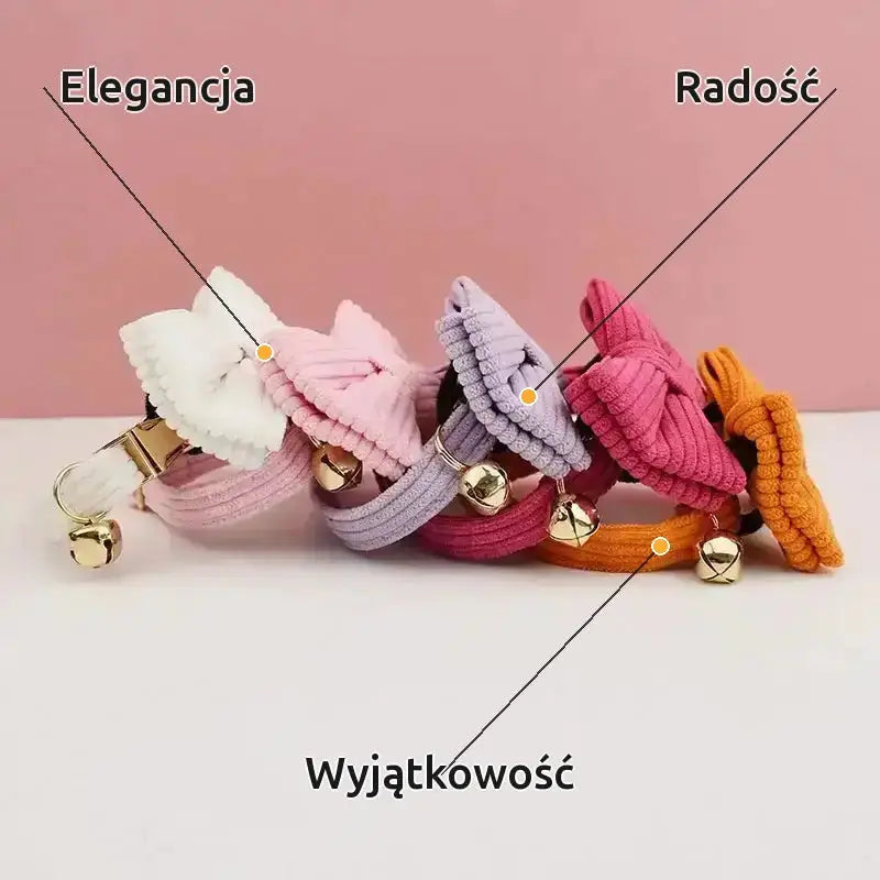 Mucha dla Kota Elegancka z Muszką Regulowana