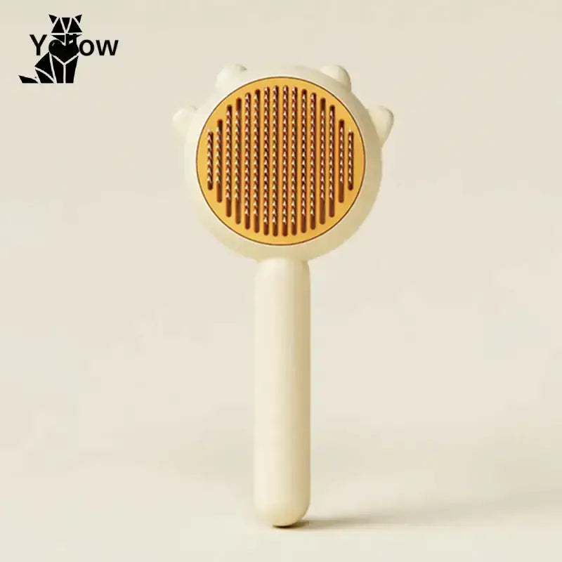 Najlepsza Szczotka dla Kota Długowłosego żółty Beż Zwierzak Pielęgnacja