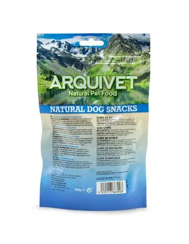 Naturalne Przysmaki dla Psa - Talarki z Dorsza 100g | Arquivet