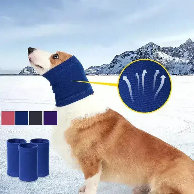 Nauszniki dla Cocker Spaniela – Stylowa Ochrona Uszu Niebieski Pies Komin