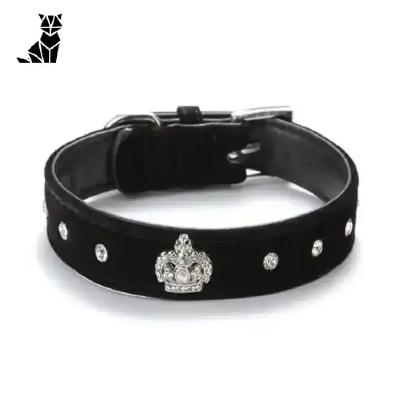 Obroża dla Jack Russell Terrier z Miękkiego Materiału Czarny / Xs Czarny Aksamit Zwierzak