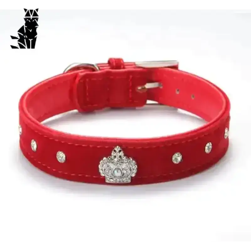 Obroża dla Jack Russell Terrier z Miękkiego Materiału Róż / Xs Czerwony Zwierzak Kołnierz