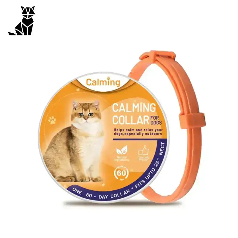 Obroża Feromonowa dla Kota Cat2-38cm Pomarańczowy Kołnierz Psy