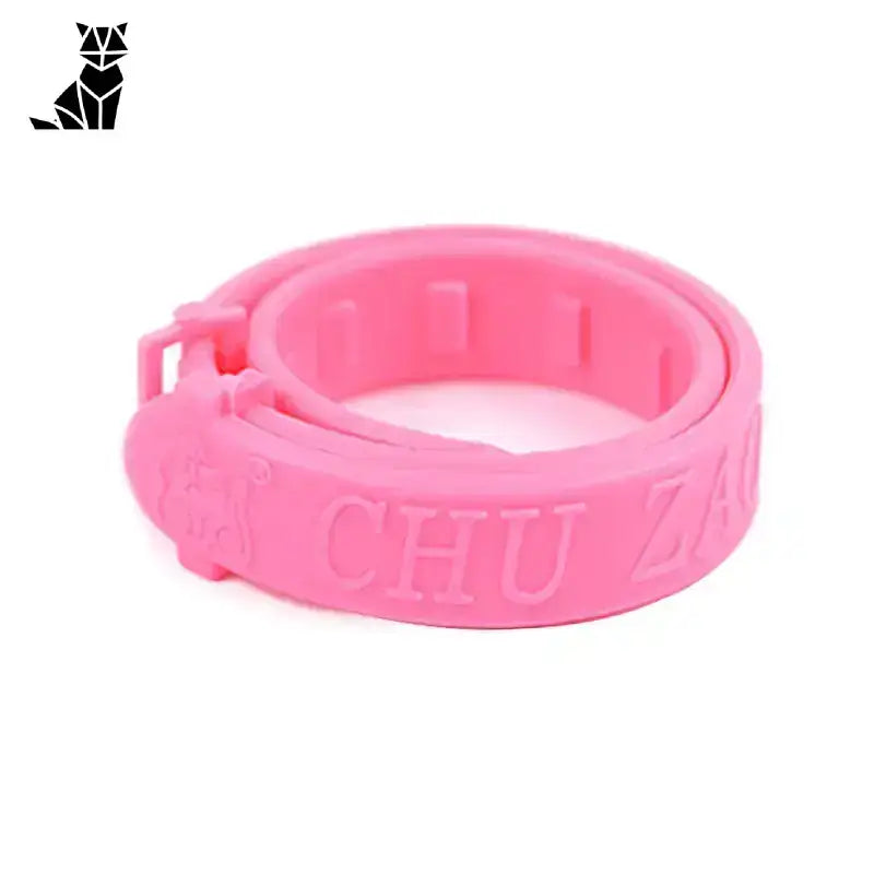 Obroża na Pchły dla Kota – Skuteczna Ochrona Pink Różowy Zwierzak Kołnierz