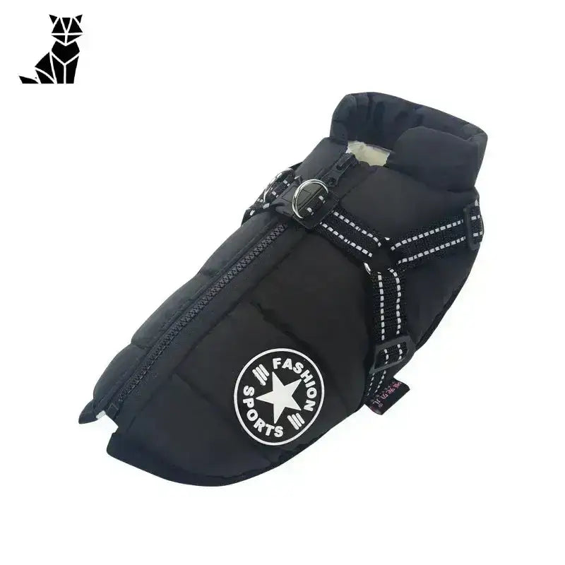 Płaszcz Zimowy z Szelką dla Psa - Komfort i Styl Czarny / s (1.3-3.2kg) Czarny Puffer Pies